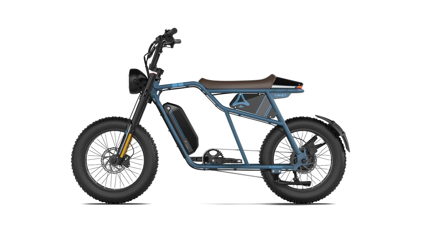 美國 Cavet 智慧電動輔助自行車-夜幕藍 A-Spadz